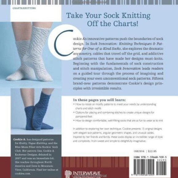 Sock Innovation Book of 20+ Knitting Patterns - Picture 3 of 12